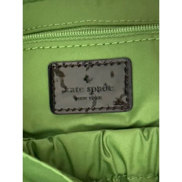 Kate Spade New York Stevie Black Nylon Double Handle Zipper Closure Diaper Bag - Picture 11 of 14